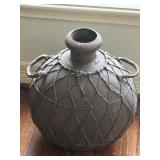 Vtg Metal Double Handled 16x12" Jug, Vtg Metal Double Handled 16x12" Jug,