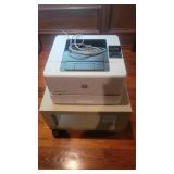 HP Printer on rolling cart HP Printer on rolling cart