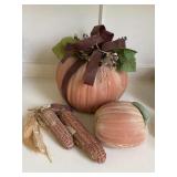 Decor Pumpkins & corn with husk Decor Pumpkins & corn with husk