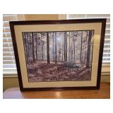 29"�24" Framed Forest Scene 29"�24" Framed Forest Scene