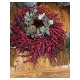 Red Berry Wreath & Egg Nest Wreath Red Berry Wreath & Egg Nest Wreath