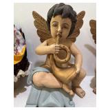 Vintage Wooden Angel Hand Carved 16� Vintage Wooden Angel Hand Carved 16�