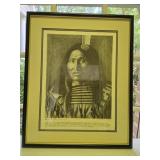 Signed, Numbered, Matted and Framed Drawing of Signed, Numbered, Matted and Framed Drawing of