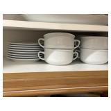 8 Saucer plates & double 8 Saucer plates & double