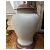 Antique Lidded Vase 20" Antique Lidded Vase 20"