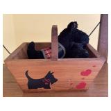 Wooden Caddy Decorated w/ Wooden Caddy Decorated w/