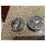 2 Small Brighton Empty Compacts 2 Small Brighton Empty Compacts