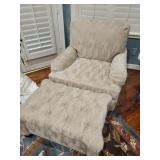 Arm chair and ottoman Arm chair and ottoman