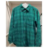 Pendleton Mens Wool Button Down Shirt Sz LG Pendleton Mens Wool Button Down Shirt Sz LG