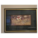 Signed "Fox Hunt" by renowned English painter S Signed "Fox Hunt" by renowned English painter S