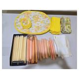 Vintage 70s Placemats, Napkins, Coasters & Tons Vintage 70s Placemats, Napkins, Coasters & Tons
