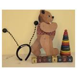 Vintage Wooden Toys & Bee Ears Vintage Wooden Toys & Bee Ears