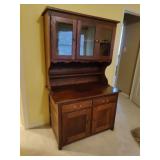 2 Piece Antique Hutch 2 Piece Antique Hutch