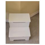 Solid Wood Step Stool w/Storage Solid Wood Step Stool w/Storage
