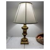 Brass Table Lamp 29" TESTED WORKS Brass Table Lamp 29" TESTED WORKS