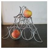 VTG Art Deco Metal Pyramid w/Fruit VTG Art Deco Metal Pyramid w/Fruit