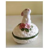Avon Bunny Trinket Box Avon Bunny Trinket Box