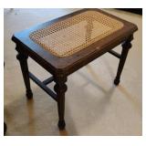 Wooden Wicker Bench Wooden Wicker Bench