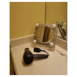 "Light up Vanity Mirror & Hair Dryer" "Light up Vanity Mirror & Hair Dryer"