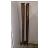 Two Tiger Oak Posts Two Tiger Oak Posts