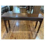 Mahogany Console Table , 54�x15�27� Mahogany Console Table , 54�x15�27�