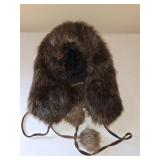 Vintage 1960s Mink Trappers Hat Vintage 1960s Mink Trappers Hat
