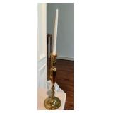 Brass Church Candlesticks Candle Holder Tall Brass Church Candlesticks Candle Holder Tall