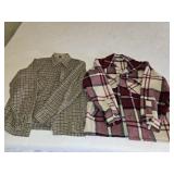 (2) Vintage Woolrich Wool Shirts (2) Vintage Woolrich Wool Shirts
