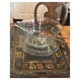 Large Serving Tray & Serving Glass Bowl & More Large Serving Tray & Serving Glass Bowl & More