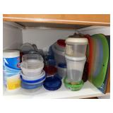 Lot Of Plastic Containers & Cutting Boards Lot Of Plastic Containers & Cutting Boards