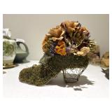 Shoe Vase Floral Arrangement Shoe Vase Floral Arrangement
