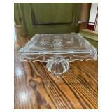 Square Cake Glass Stand Square Cake Glass Stand