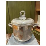 Silver Plated Grape Design Ice Bucket Silver Plated Grape Design Ice Bucket