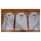 (3) NWT Ventura Blue Dress Shirts (3) NWT Ventura Blue Dress Shirts