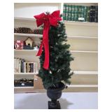 43" Christmas Tree in Holder w/ Lights 43" Christmas Tree in Holder w/ Lights