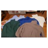 Six turtle necks Different brands and sizes Six turtle necks Different brands and sizes