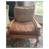 Wooden Chair with bullet casings embedded in it Wooden Chair with bullet casings embedded in it