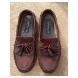 Sperry TopSider Brown Leather Tassel Loafers Size