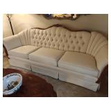 Kingsley French Provincial White Sofa Couch