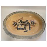Pfaltzgraff Folk Art 14" Oval Serving Platter