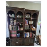 (2) Solid Wood Bookcases Contents NOT Included