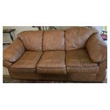 Nice Sealy Leather Sofa  88"ï¿½38"ï¿½36"