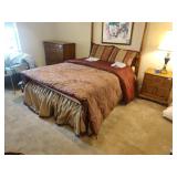 Red & Gold Bedding Set