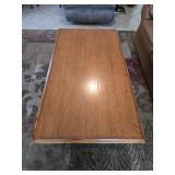 Tiger Oak Coffee Table That Rises