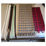 (2) Scarves & (5) Belts