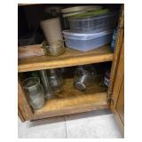Vases & Everything Else In Cabinet