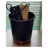 Waste Basket & 2 power strips
