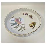 Royal Worcester Evesham Gold Quiche or Flan Dish.