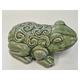 Green Ceramic Frog