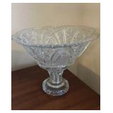 Glass Pedestal Bowl 12x12x10